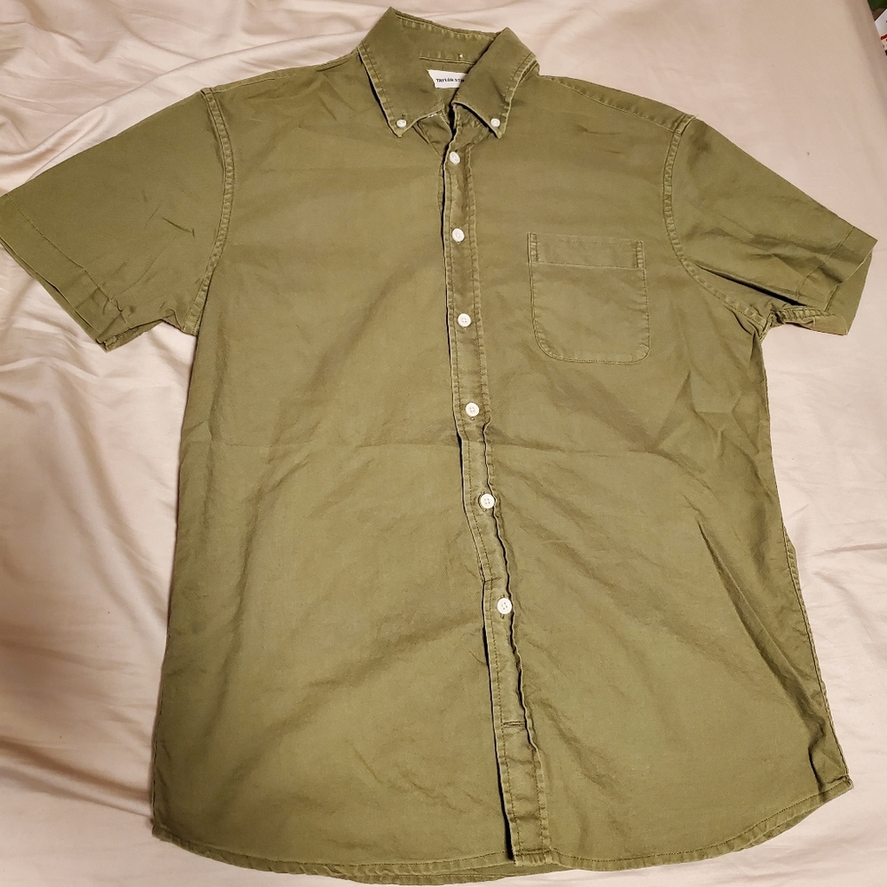 Taylor Stitch - Short Sleeve Jack in Cactus Oxford